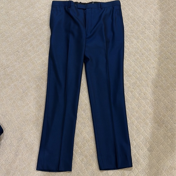 Italian Navy Tuxedo, Coat: 44 L Pants: 38 W - Picture 3 of 5